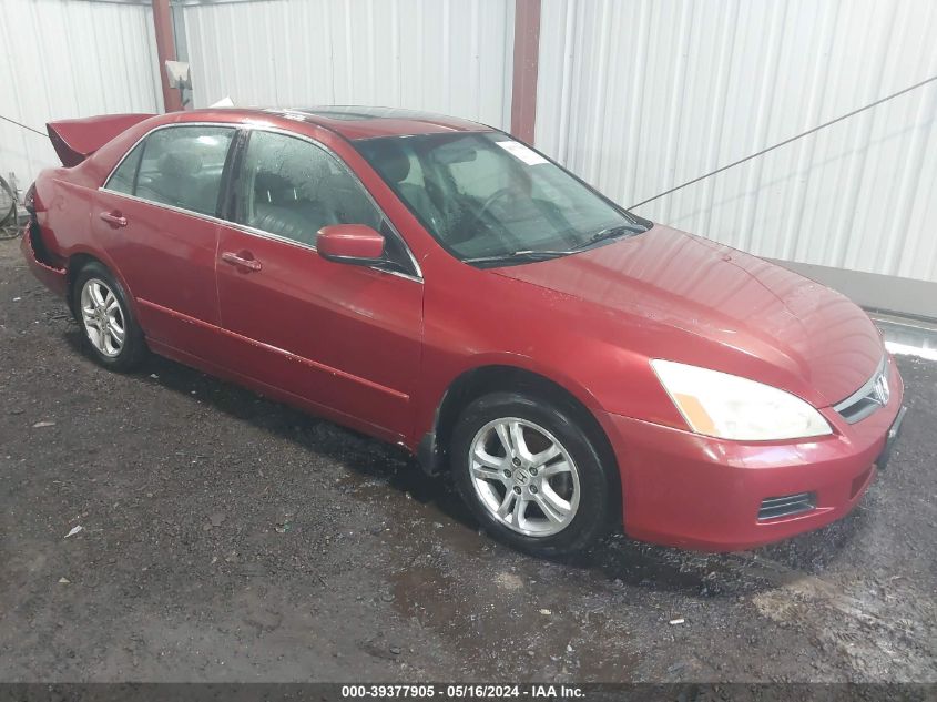 2007 Honda Accord 2.4 Ex VIN: 1HGCM56807A019813 Lot: 39377905