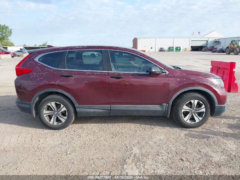 2019 Honda Cr-V Lx VIN: 2HKRW5H37KH407904 Lot: 39377907