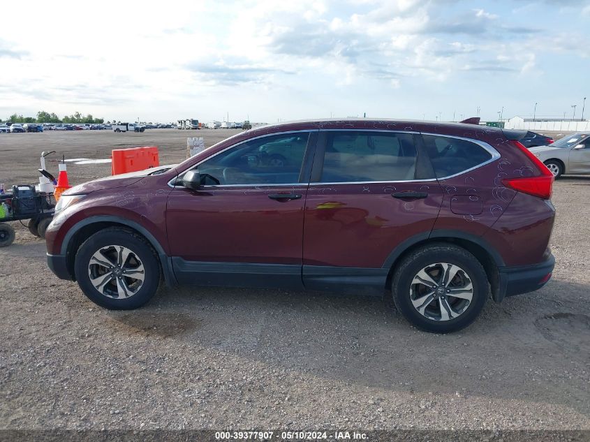 2019 Honda Cr-V Lx VIN: 2HKRW5H37KH407904 Lot: 39377907