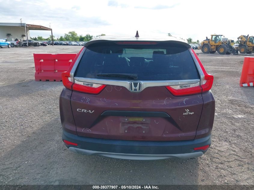 2019 Honda Cr-V Lx VIN: 2HKRW5H37KH407904 Lot: 39377907