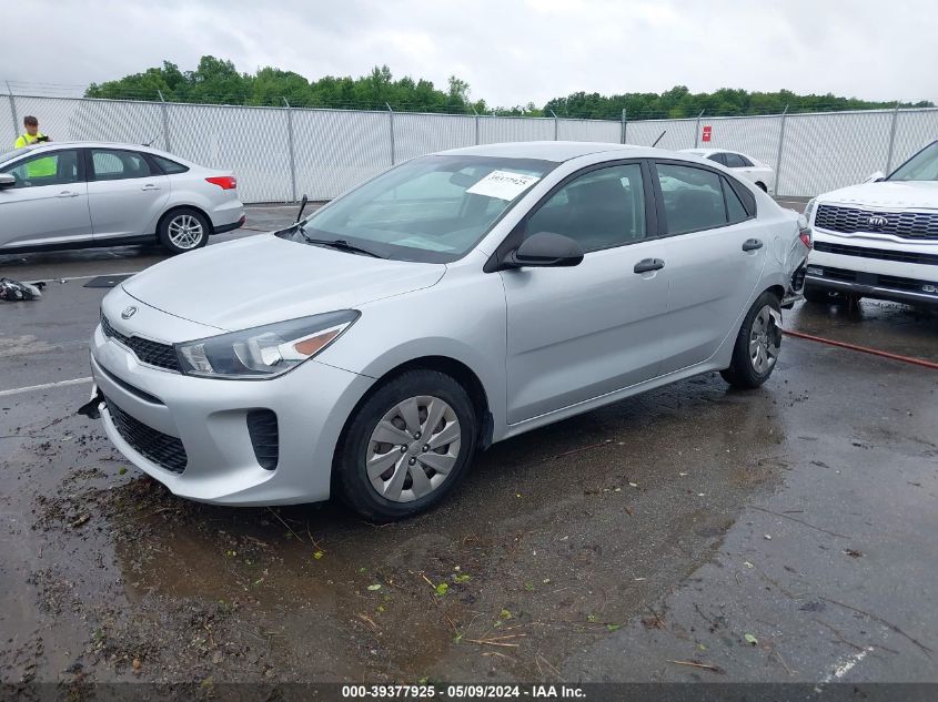 2018 Kia Rio Lx VIN: 3KPA24AB1JE082691 Lot: 39377925