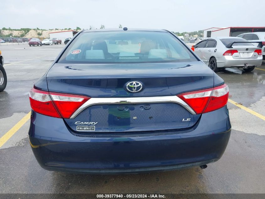 2016 Toyota Camry Le VIN: 4T4BF1FK1GR555839 Lot: 39377940