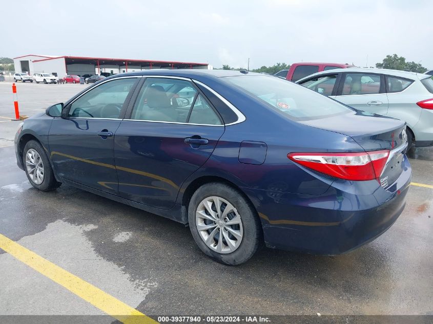 2016 Toyota Camry Le VIN: 4T4BF1FK1GR555839 Lot: 39377940