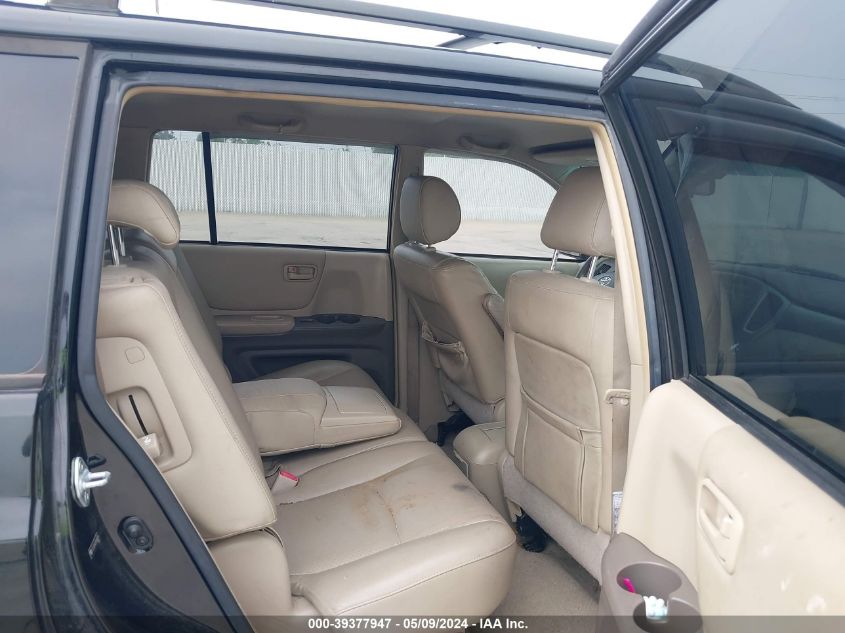 2007 Toyota Highlander VIN: JTEDD21A270164879 Lot: 39377947