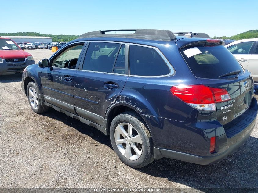 2013 Subaru Outback 2.5I Limited VIN: 4S4BRCKC4D3243981 Lot: 40350566