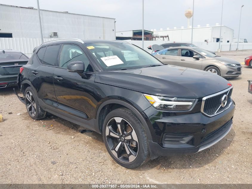 2022 Volvo Xc40 T4 Momentum VIN: YV4AC2HK3N2724870 Lot: 39377957