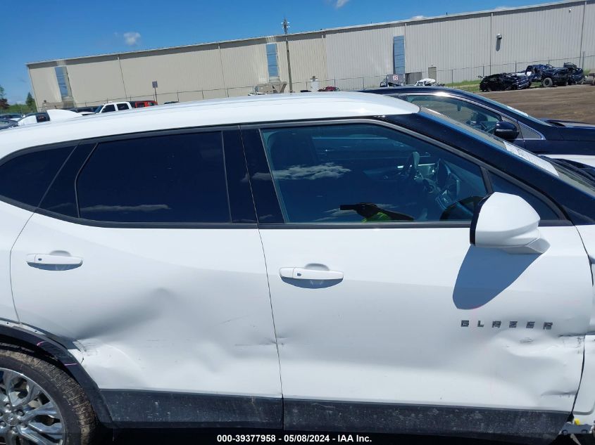 2022 Chevrolet Blazer Fwd 2Lt VIN: 3GNKBCR47NS125773 Lot: 39377958