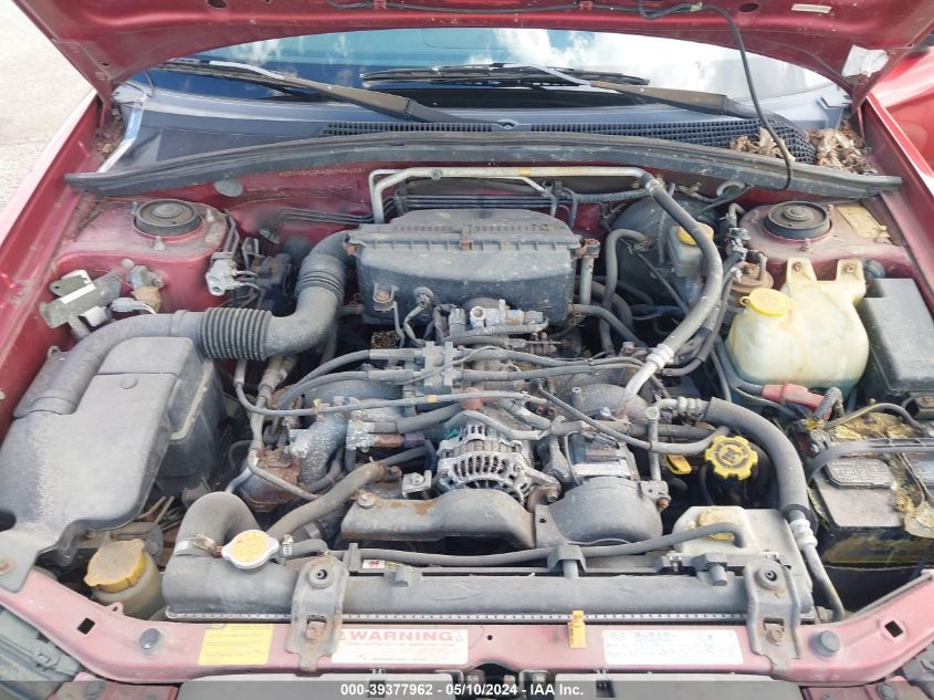 2003 Subaru Forester X VIN: JF1SG63663H766303 Lot: 39377962