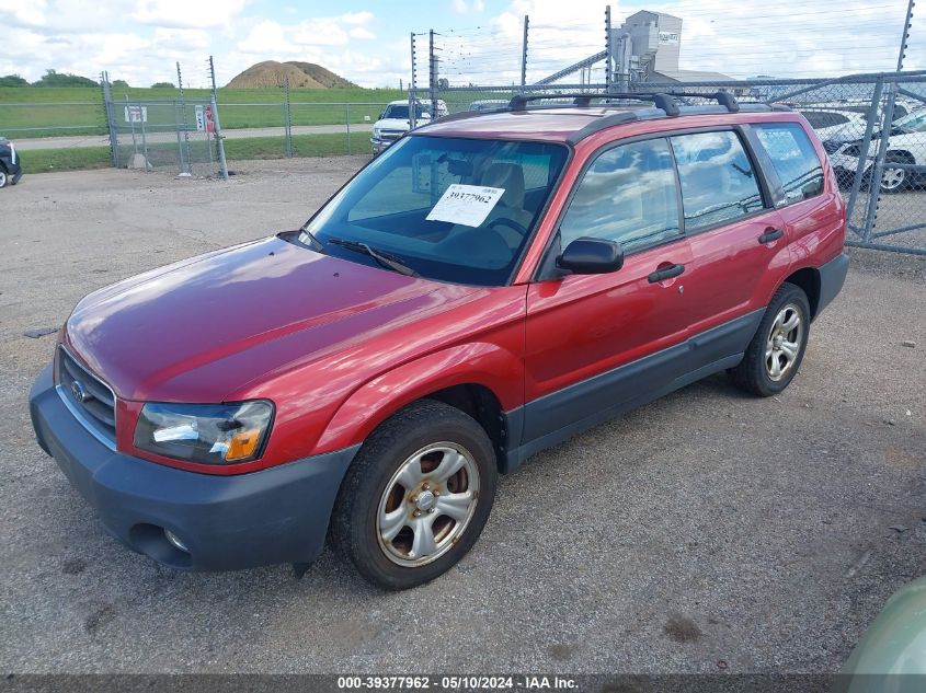 2003 Subaru Forester X VIN: JF1SG63663H766303 Lot: 39377962