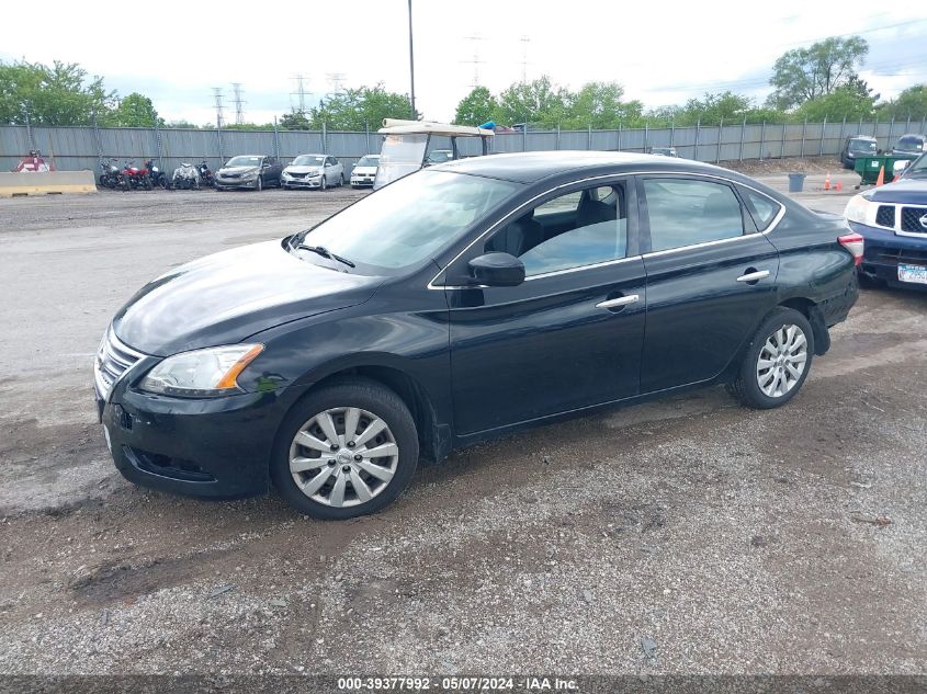 2015 Nissan Sentra Sv VIN: 3N1AB7AP4FL642416 Lot: 39377992