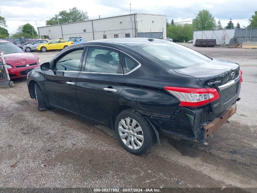 2015 Nissan Sentra Sv VIN: 3N1AB7AP4FL642416 Lot: 39377992