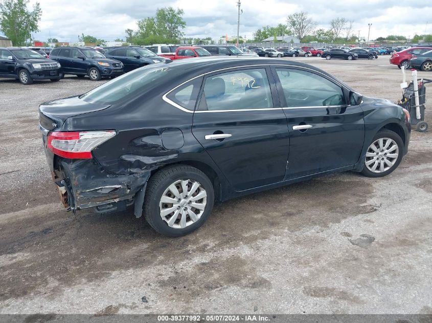 2015 Nissan Sentra Sv VIN: 3N1AB7AP4FL642416 Lot: 39377992