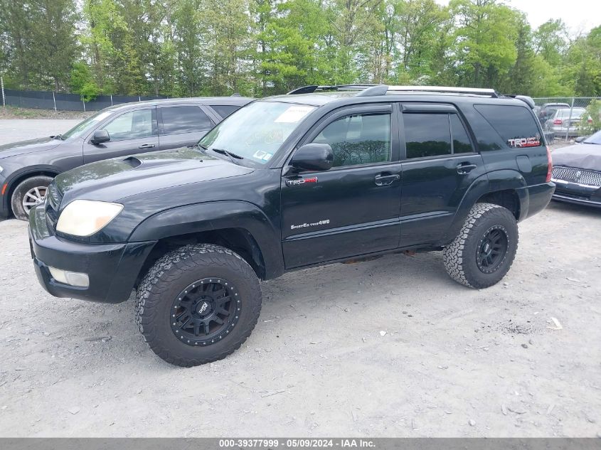 2004 Toyota 4Runner Sr5 Sport V8 VIN: JTEBT14R040041650 Lot: 39377999