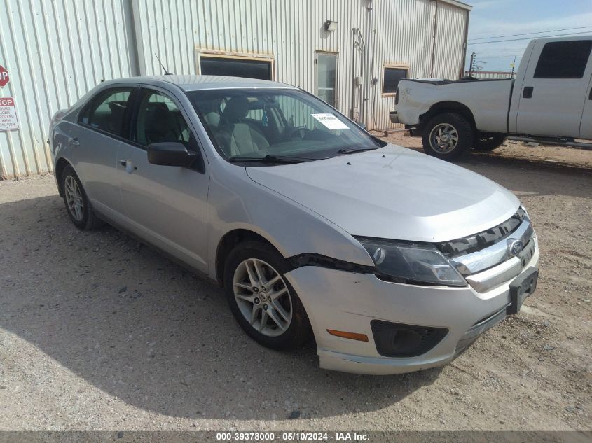 2010 Ford Fusion S VIN: 3FAHP0GA2AR307643 Lot: 39378000