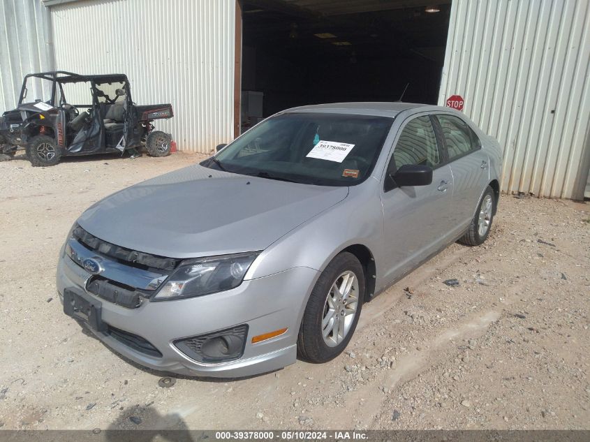 2010 Ford Fusion S VIN: 3FAHP0GA2AR307643 Lot: 39378000