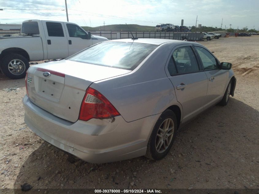 2010 Ford Fusion S VIN: 3FAHP0GA2AR307643 Lot: 39378000