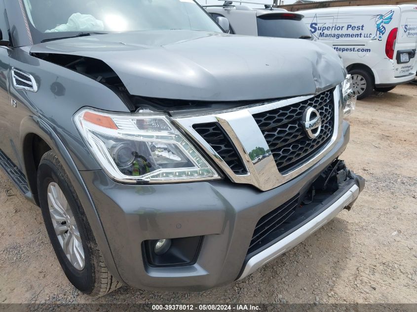 2018 Nissan Armada Sv VIN: JN8AY2ND1J9055868 Lot: 39378012