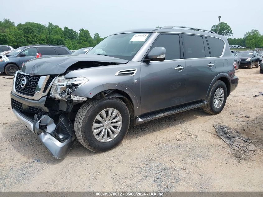 2018 Nissan Armada Sv VIN: JN8AY2ND1J9055868 Lot: 39378012