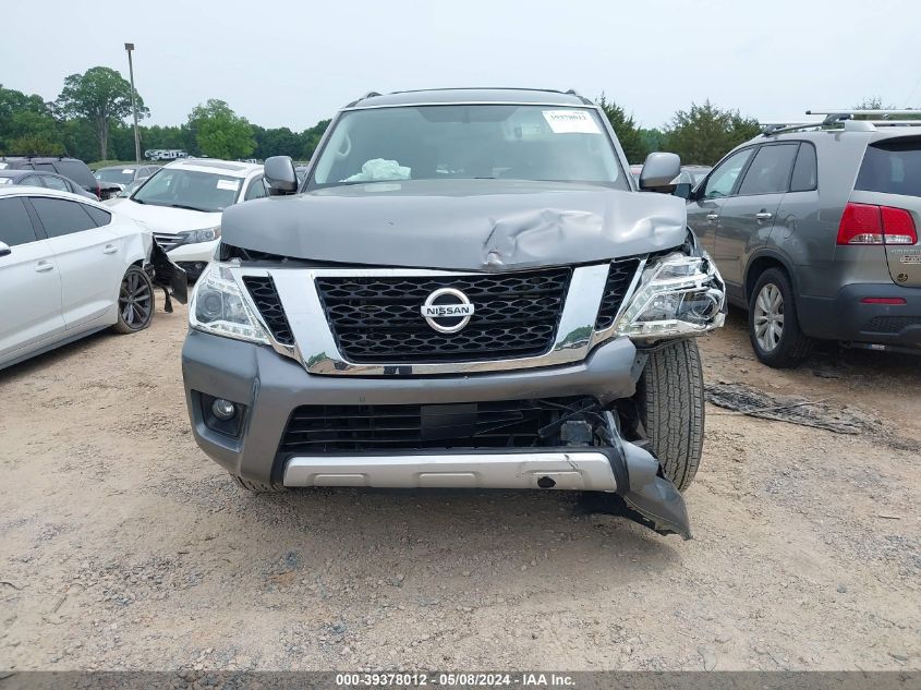 2018 Nissan Armada Sv VIN: JN8AY2ND1J9055868 Lot: 39378012