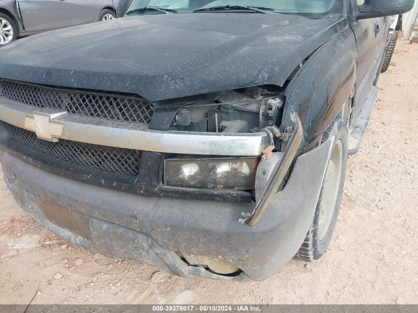 2004 Chevrolet Avalanche 1500 VIN: 3GNEK12T94G286033 Lot: 39378017