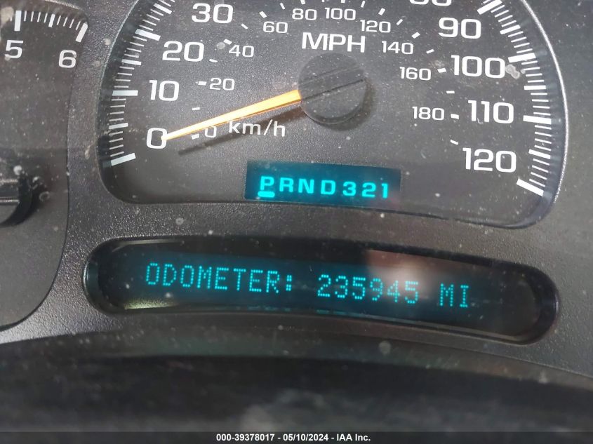 2004 Chevrolet Avalanche 1500 VIN: 3GNEK12T94G286033 Lot: 39378017