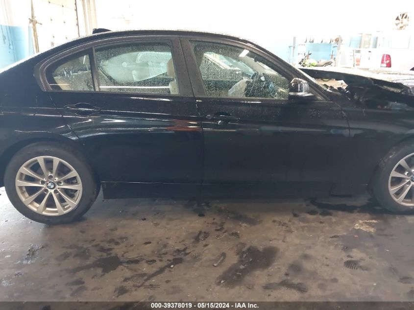 2017 BMW 320I xDrive VIN: WBA8E5G55HNU42223 Lot: 39378019