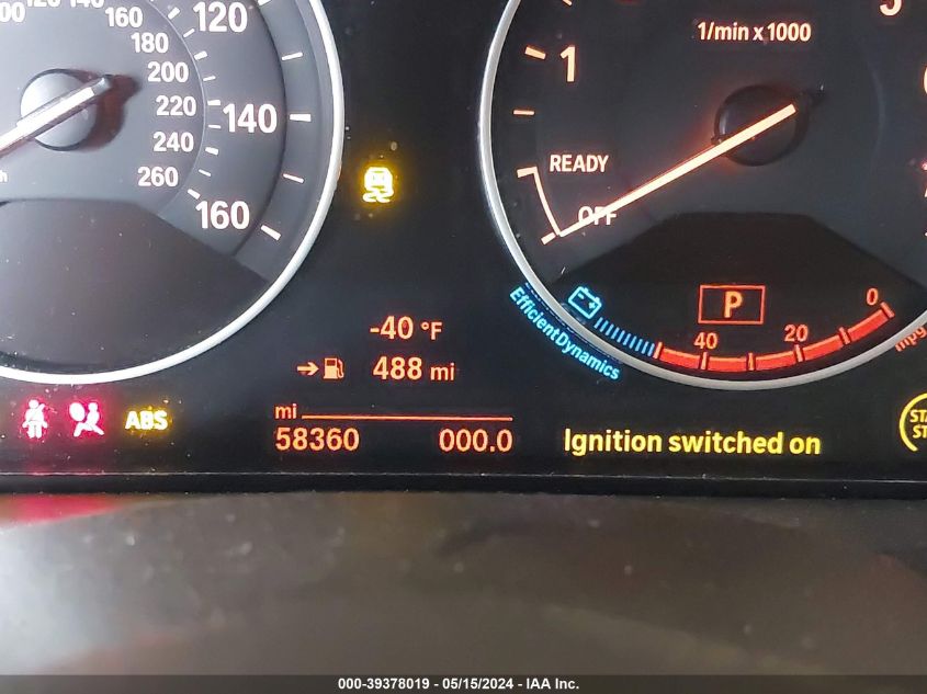 2017 BMW 320I xDrive VIN: WBA8E5G55HNU42223 Lot: 39378019