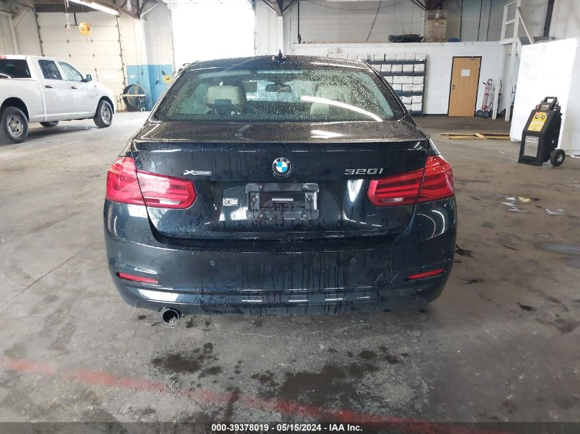 2017 BMW 320I xDrive VIN: WBA8E5G55HNU42223 Lot: 39378019