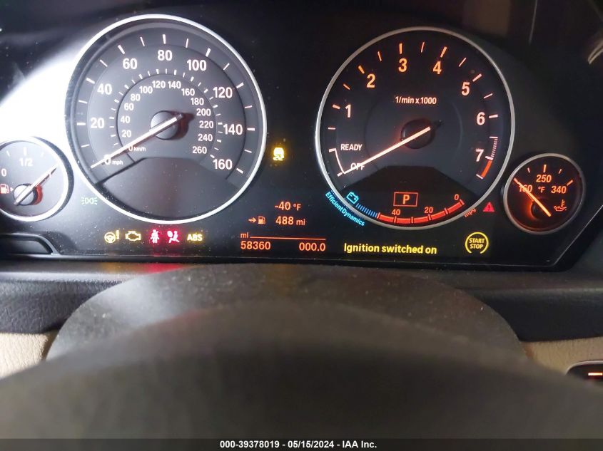 2017 BMW 320I xDrive VIN: WBA8E5G55HNU42223 Lot: 39378019