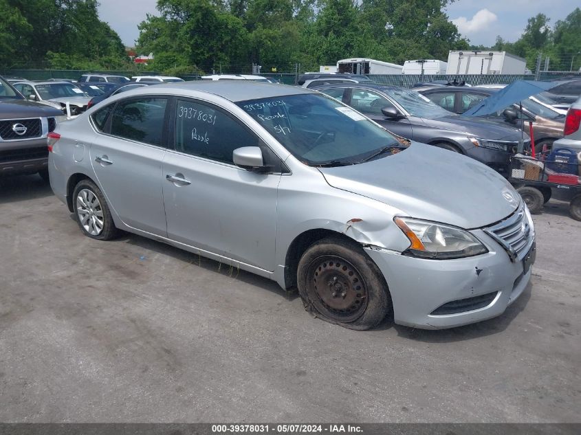 2015 Nissan Sentra Sv VIN: 3N1AB7AP9FL658272 Lot: 39378031