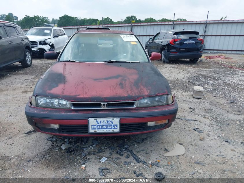 1991 Honda Accord Lx/Ex VIN: JHMCB7657MC079592 Lot: 39378070