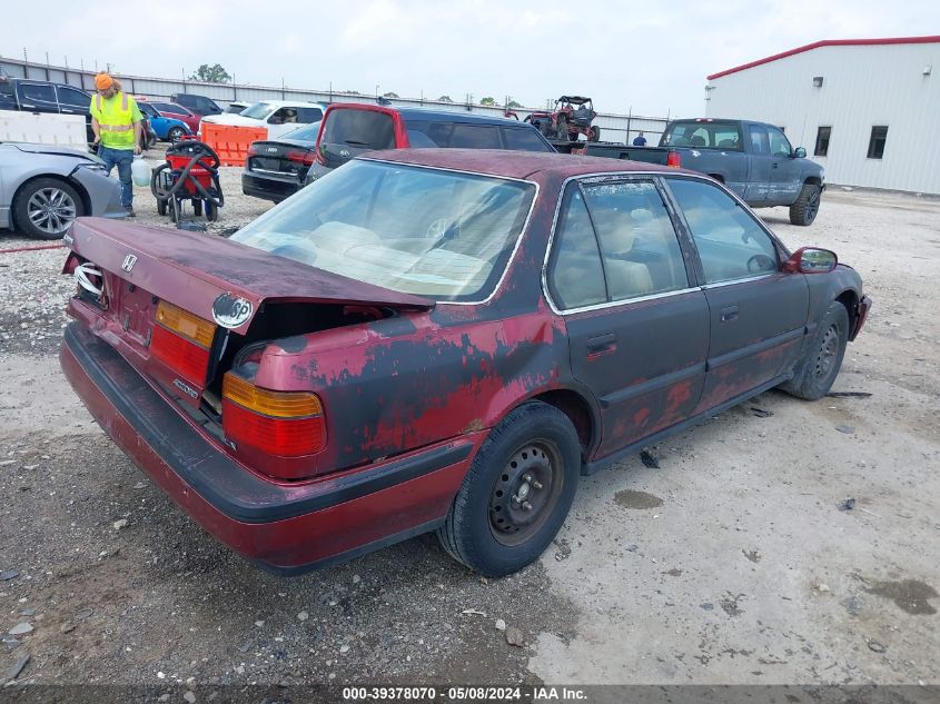 1991 Honda Accord Lx/Ex VIN: JHMCB7657MC079592 Lot: 39378070