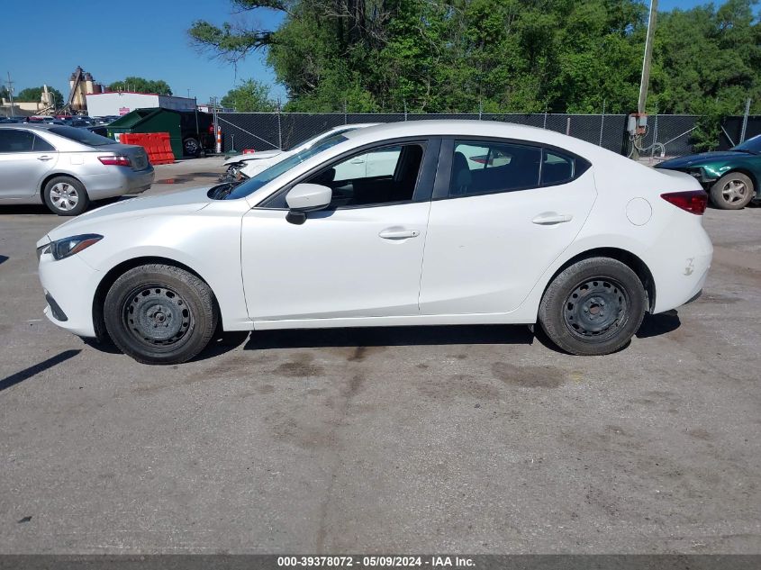 2016 Mazda Mazda3 I Sport VIN: 3MZBM1T74GM302942 Lot: 39378072