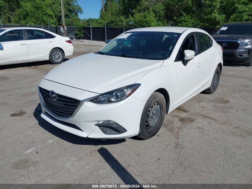 2016 Mazda Mazda3 I Sport VIN: 3MZBM1T74GM302942 Lot: 39378072