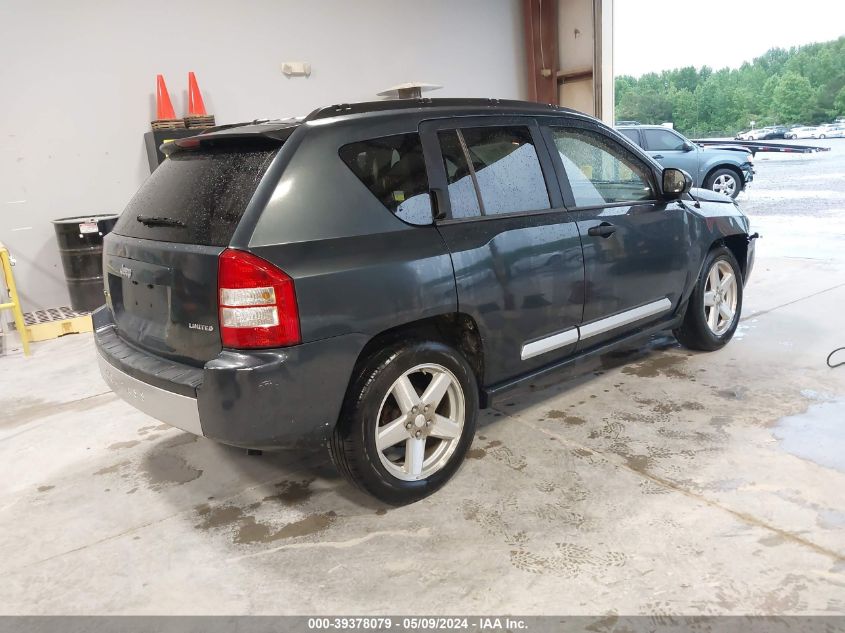 2007 Jeep Compass Limited VIN: 1J8FF57WX7D158034 Lot: 39378079