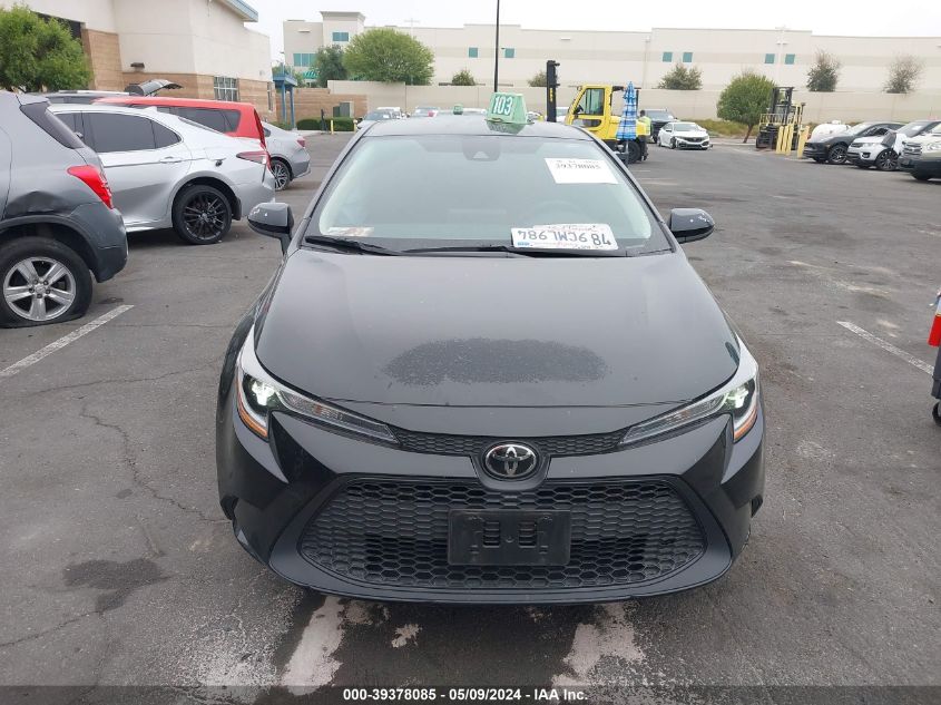 2022 Toyota Corolla Le VIN: 5YFEPMAE6NP353312 Lot: 39378085