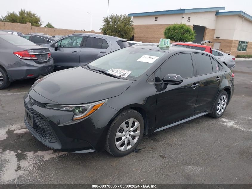 2022 Toyota Corolla Le VIN: 5YFEPMAE6NP353312 Lot: 39378085