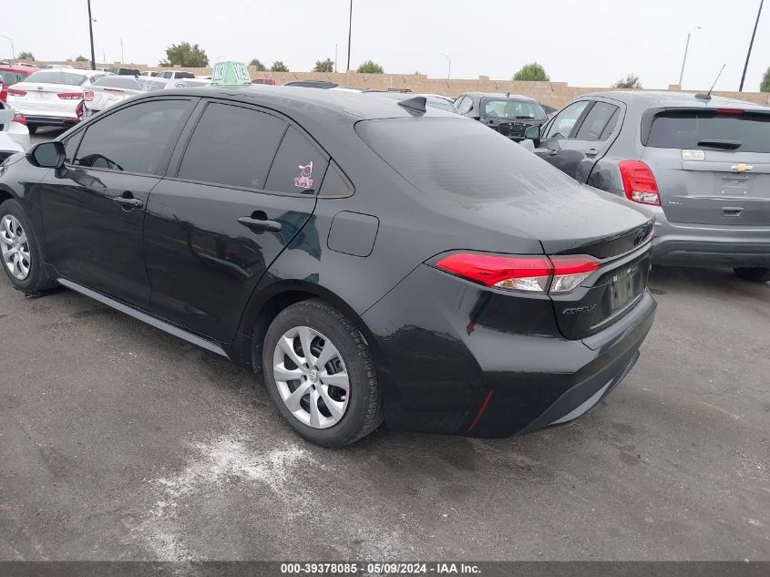 2022 Toyota Corolla Le VIN: 5YFEPMAE6NP353312 Lot: 39378085