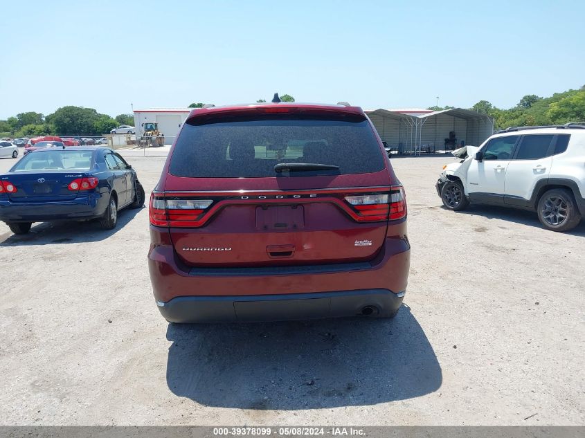 2017 Dodge Durango Sxt Rwd VIN: 1C4RDHAG7HC805476 Lot: 39378099