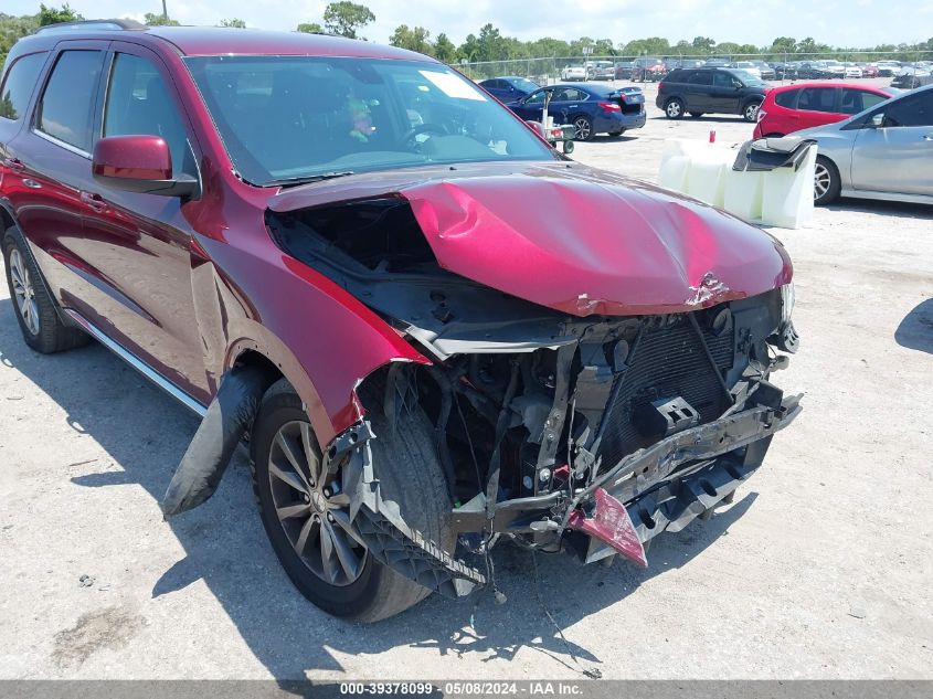 2017 Dodge Durango Sxt Rwd VIN: 1C4RDHAG7HC805476 Lot: 39378099