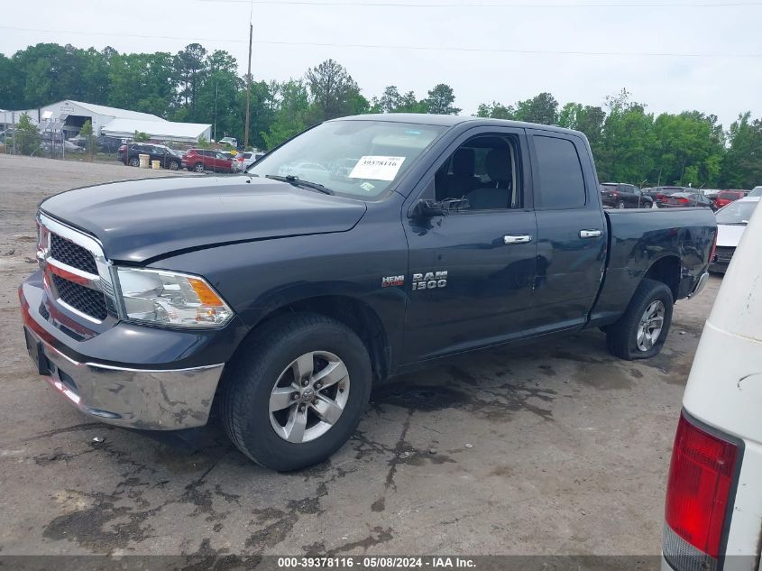 2017 Ram 1500 Slt Quad Cab 4X4 6'4 Box VIN: 1C6RR7GTXHS544874 Lot: 39378116