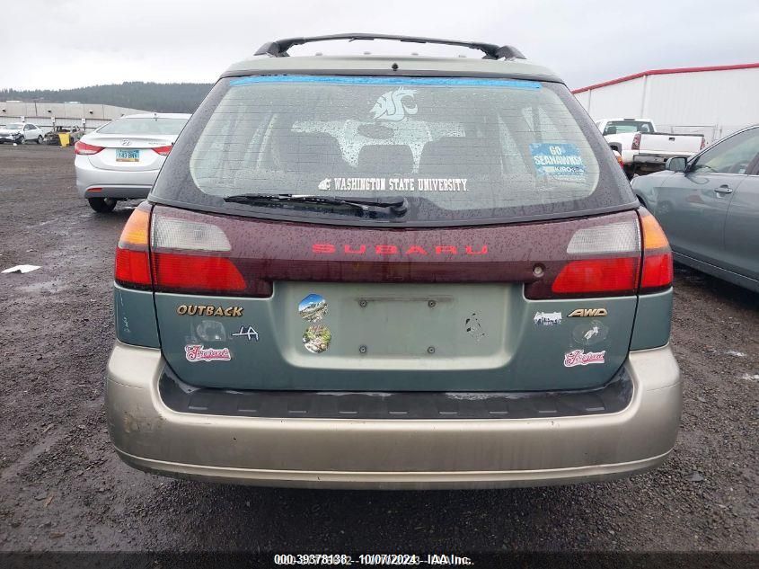 2003 Subaru Legacy Outback VIN: 4S3BH675737625108 Lot: 39378138