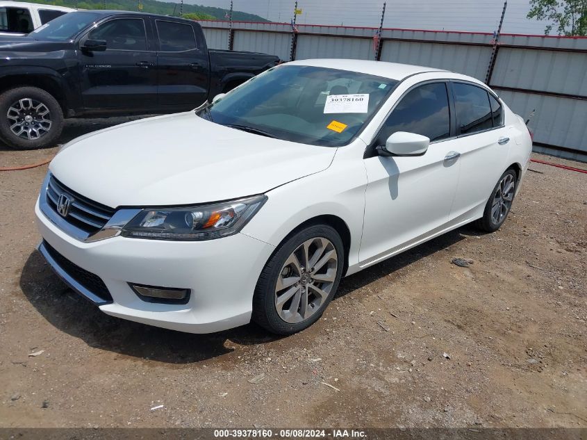 2015 Honda Accord Sport VIN: 1HGCR2F52FA130786 Lot: 39378160