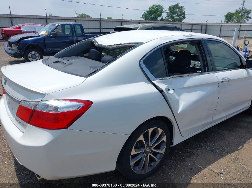 2015 Honda Accord Sport VIN: 1HGCR2F52FA130786 Lot: 39378160