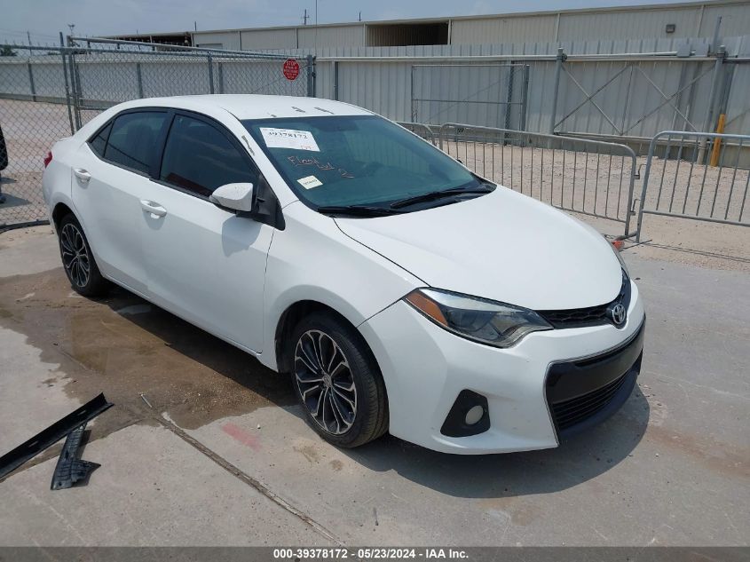 2015 Toyota Corolla S Plus VIN: 5YFBURHE5FP208083 Lot: 39378172