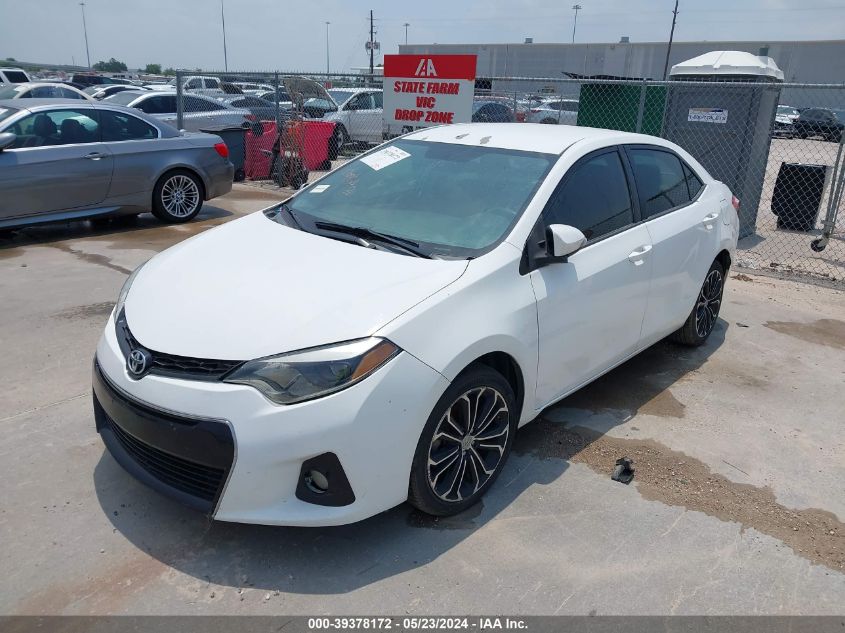 2015 Toyota Corolla S Plus VIN: 5YFBURHE5FP208083 Lot: 39378172