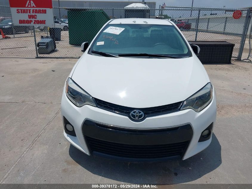 2015 Toyota Corolla S Plus VIN: 5YFBURHE5FP208083 Lot: 39378172