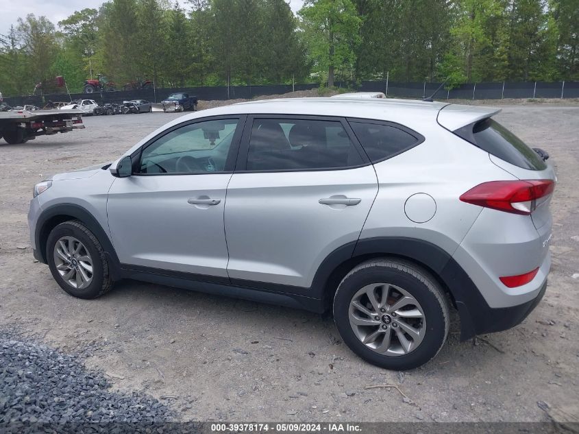 2018 Hyundai Tucson Se VIN: KM8J2CA40JU822353 Lot: 39378174