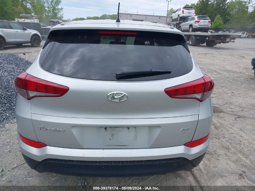 2018 Hyundai Tucson Se VIN: KM8J2CA40JU822353 Lot: 39378174