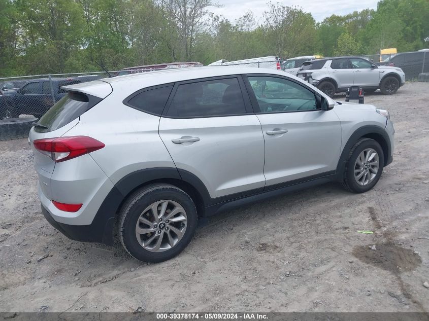 2018 Hyundai Tucson Se VIN: KM8J2CA40JU822353 Lot: 39378174